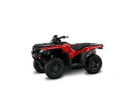 Front 3/4 angle of Rancher in Hero Red.