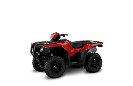 Vue de face 3/4 du Rubicon 520 DCT IRS EPS en rouge Rouge héros,