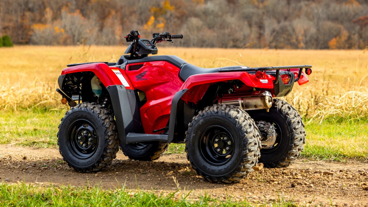 Rancher, Avenger Red, dans le champ. Face à gauche.