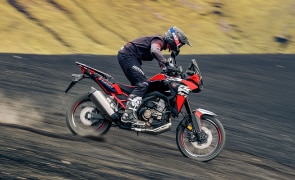 A rider on a Honda Motorcycle