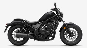 Right facing studio image of Rebel 500.