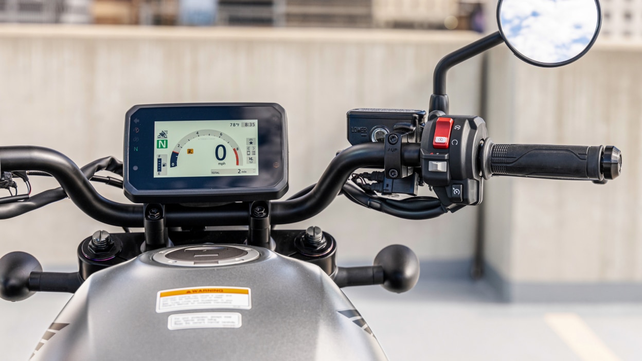 Close up of dashboard.