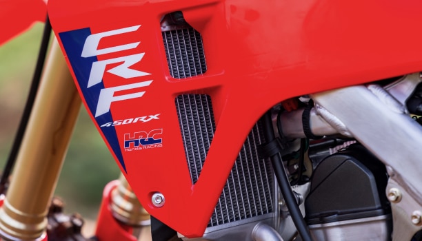 Le démarrage électrique d'une Honda CRF450RX